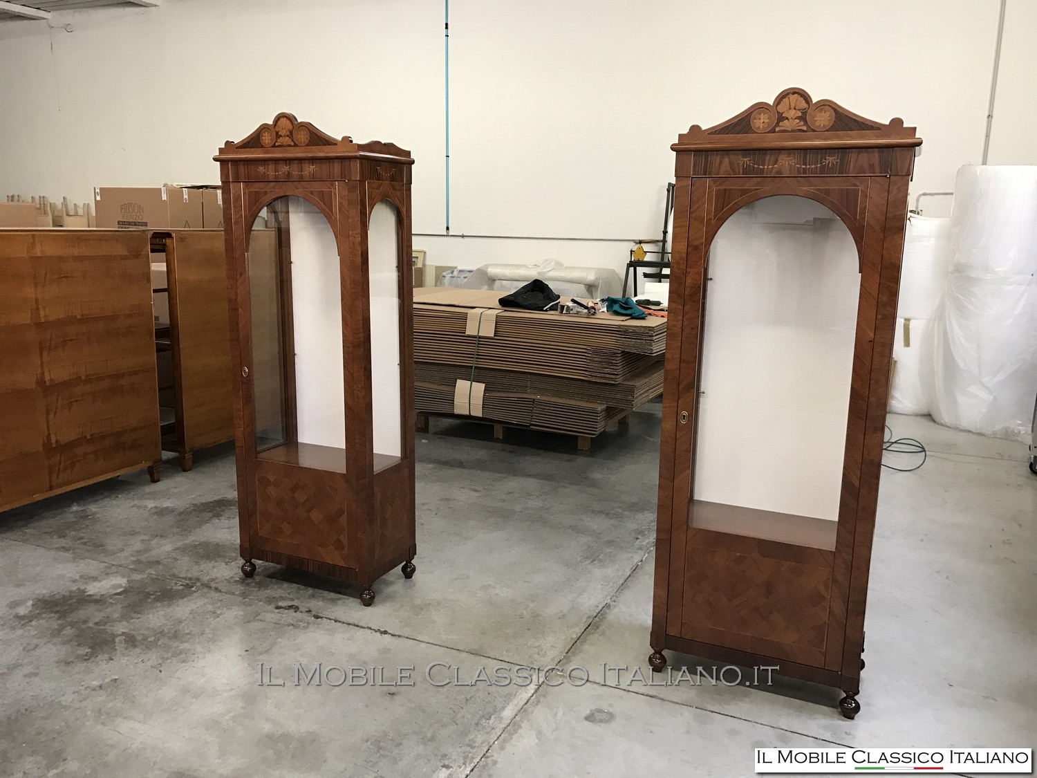 vetrinetta legno classica